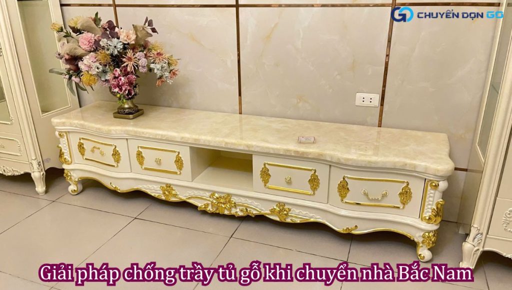 Giải pháp chống trầy tủ gỗ khi chuyển nhà Bắc Nam