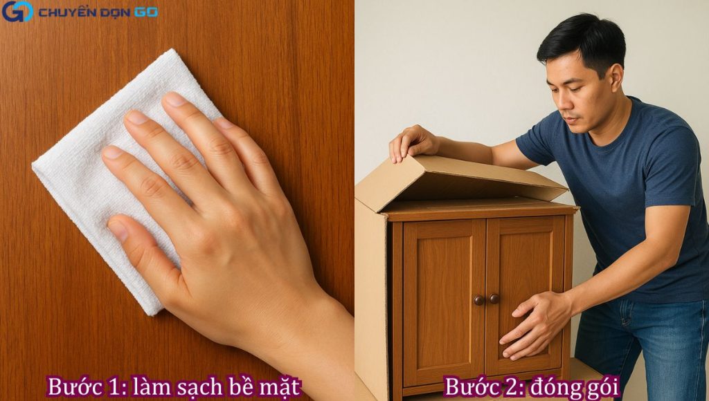Giải pháp chống trầy tủ gỗ khi chuyển nhà Bắc Nam
