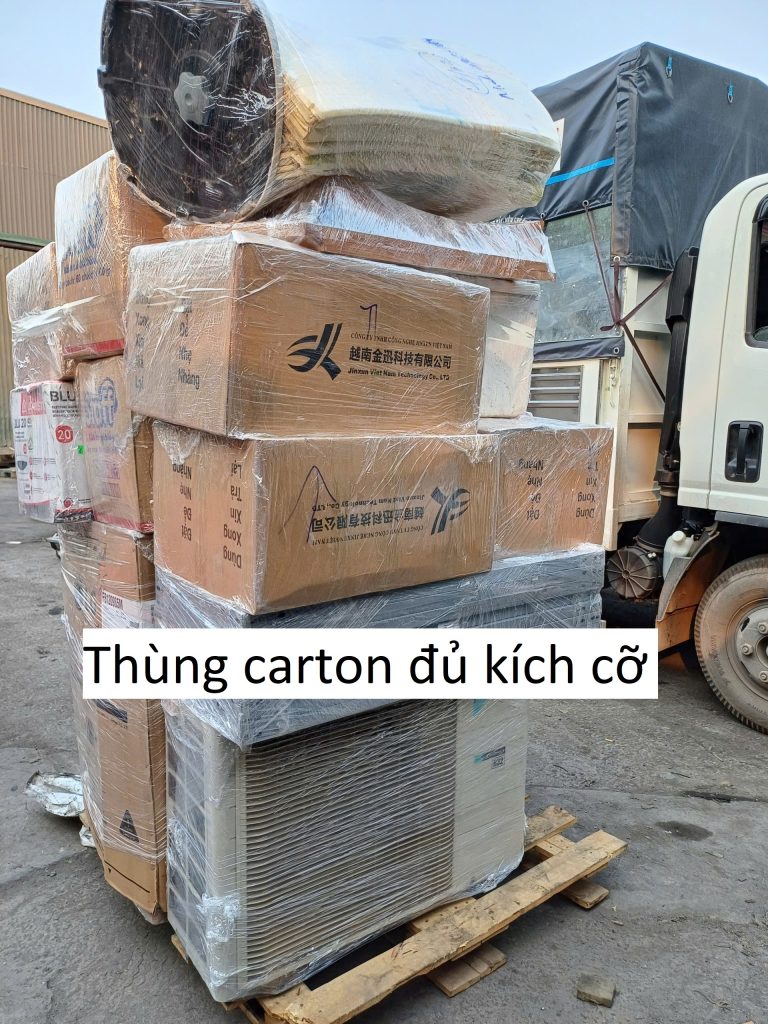 Thùng carton đủ kích cỡ