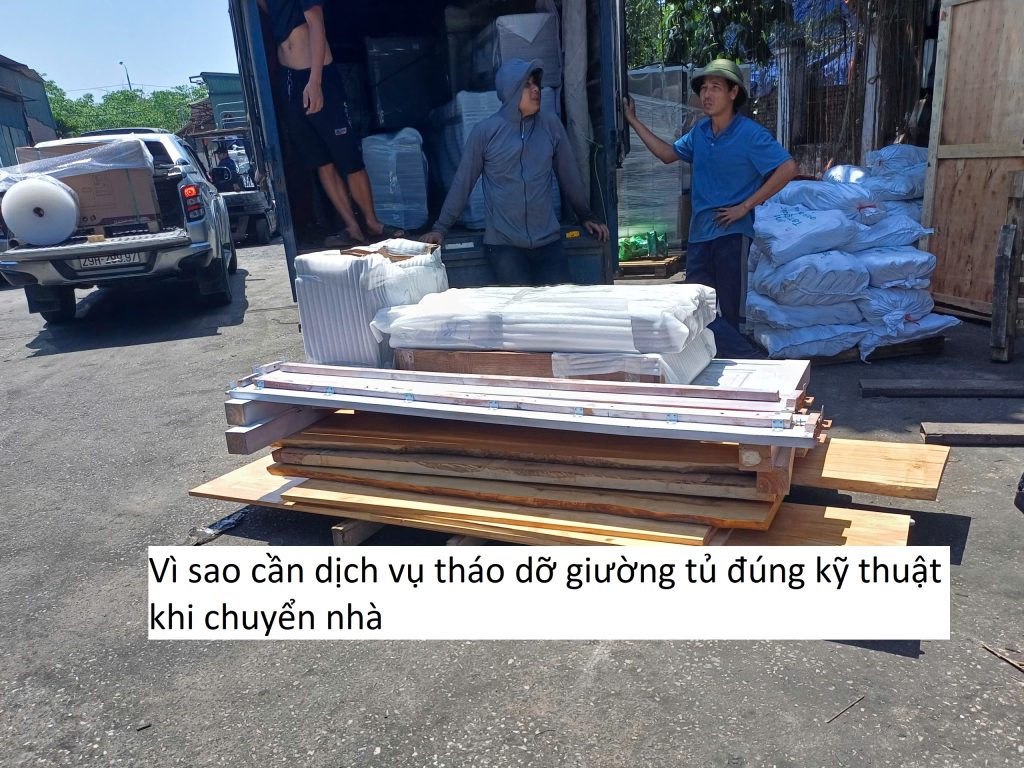 Vì sao cần dịch vụ tháo dỡ giường tủ đúng kỹ thuật khi chuyển nhà