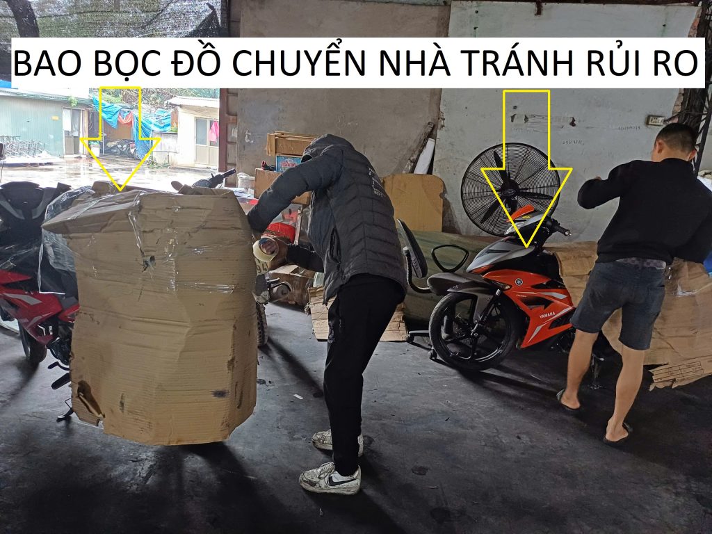 Bao bọc đồ dọn nhà tránh rủi ro