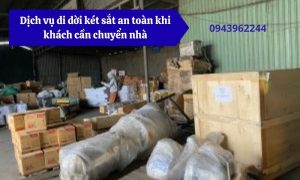 Dịch vụ di dời két sắt an toàn khi khách cần chuyển nhà