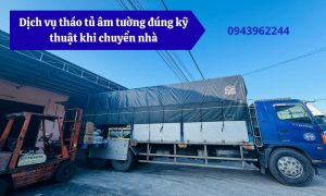 Dịch vụ tháo tủ âm tường đúng kỹ thuật khi chuyển nhà