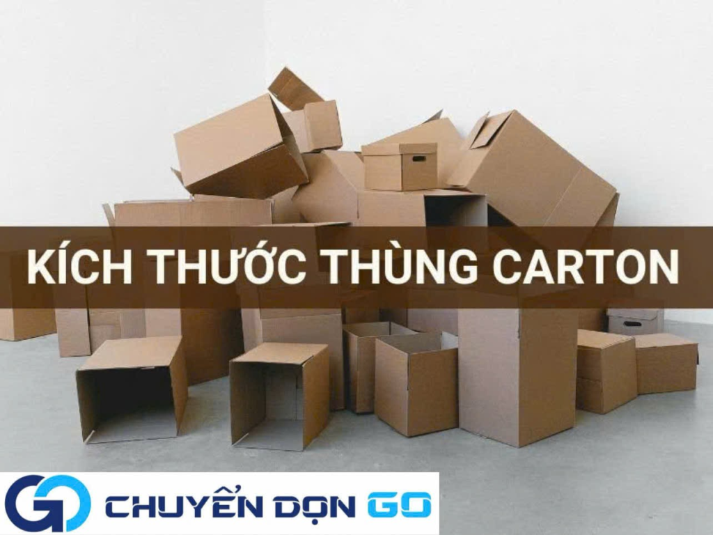 Sử dụng thùng carton đúng kích cỡ
