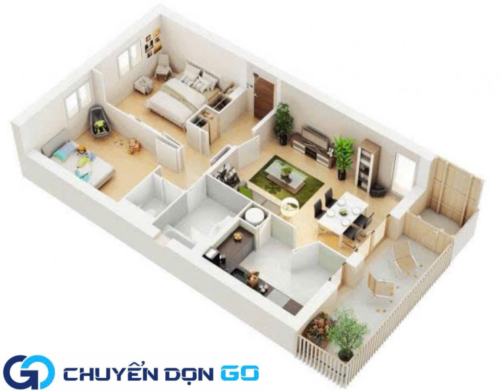 Lập sơ đồ tổng thể bố trí căn hộ mới