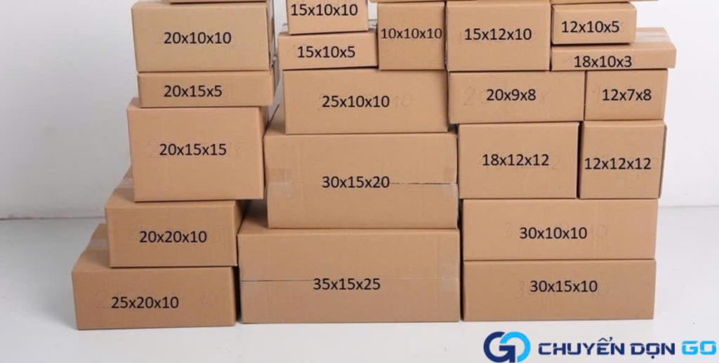 Thùng carton đủ kích cỡ