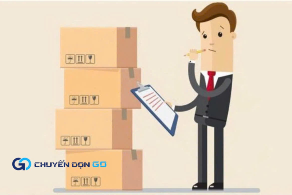 Theo dõi quy trình bốc xếp của nhân công