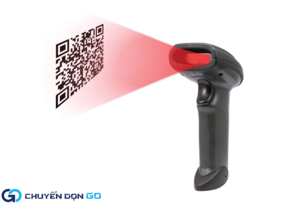 Sử dụng máy quét mã QR (nếu có gắn)