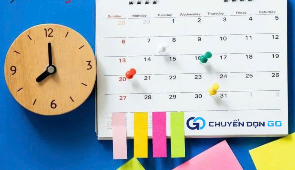 Thống nhất kế hoạch và thời gian biểu