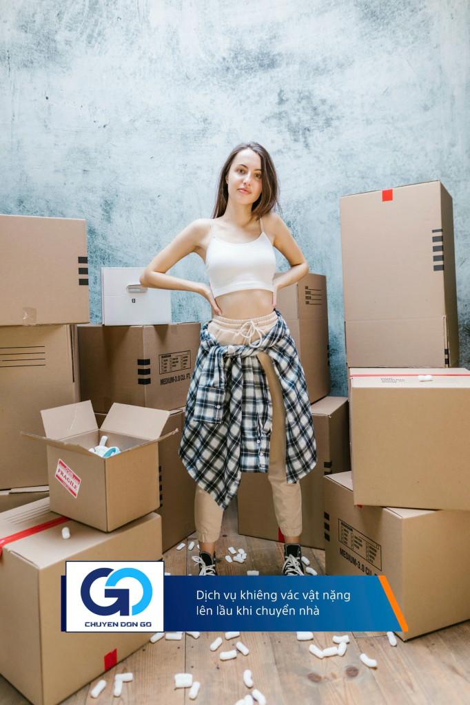Dịch vụ khiêng vác vật nặng lên lầu khi chuyển nhà
