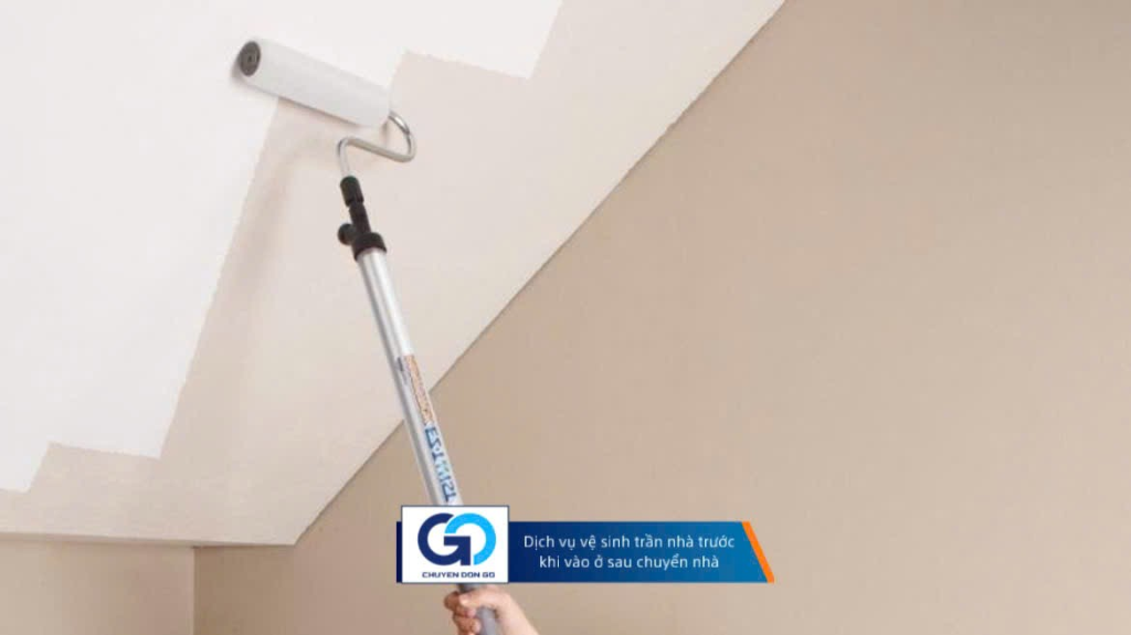 Dịch vụ vệ sinh trần nhà trước khi vào ở sau chuyển nhà