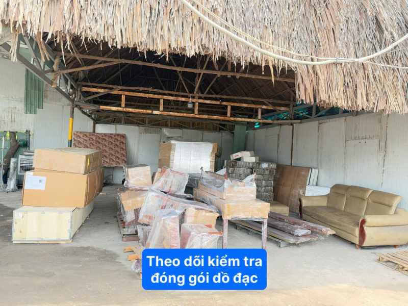 Theo dõi kiểm tra đóng gói đồ đạc
