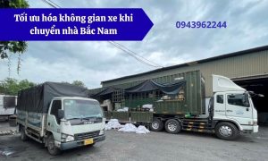 Tối ưu hóa không gian xe khi chuyển nhà Bắc Nam