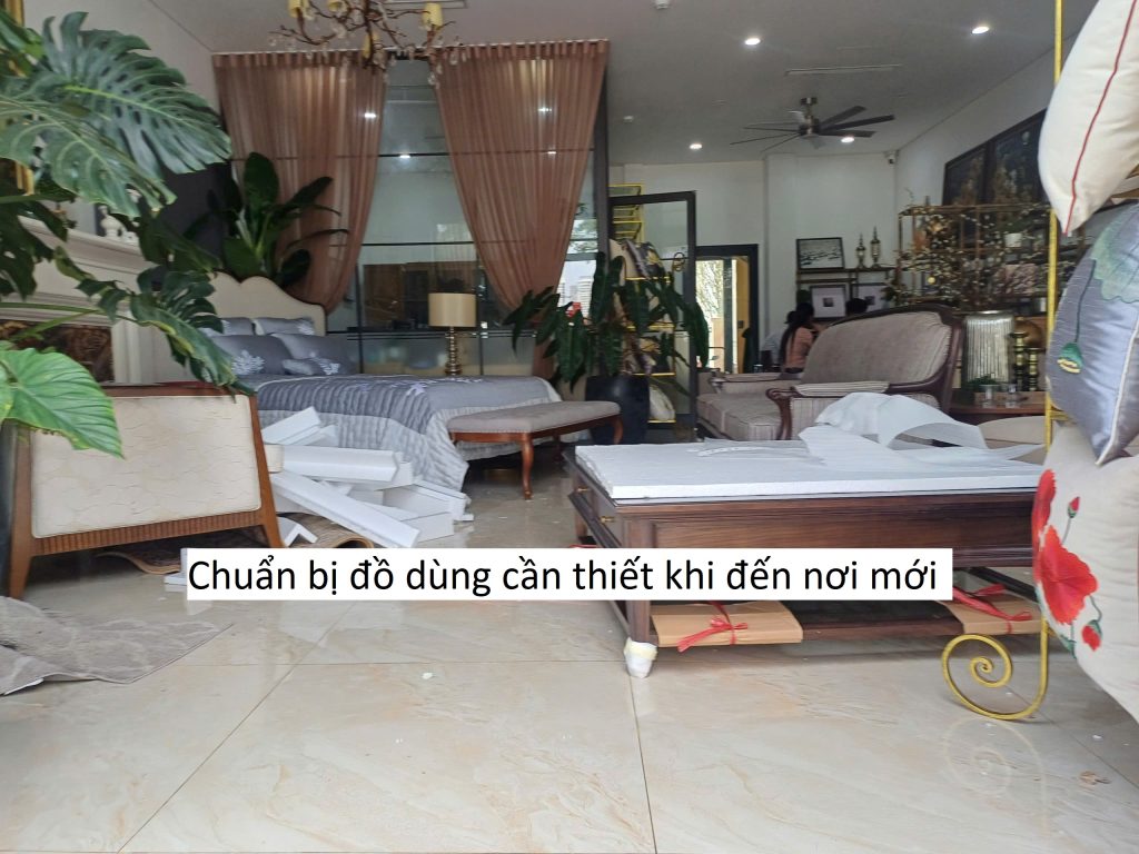Chuẩn bị đồ dùng cần thiết khi đến nơi mới