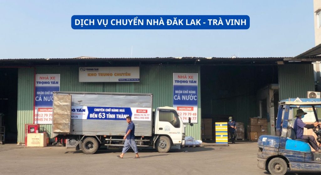 Dịch vụ chuyển nhà từ Đak Lak đi Trà Vinh