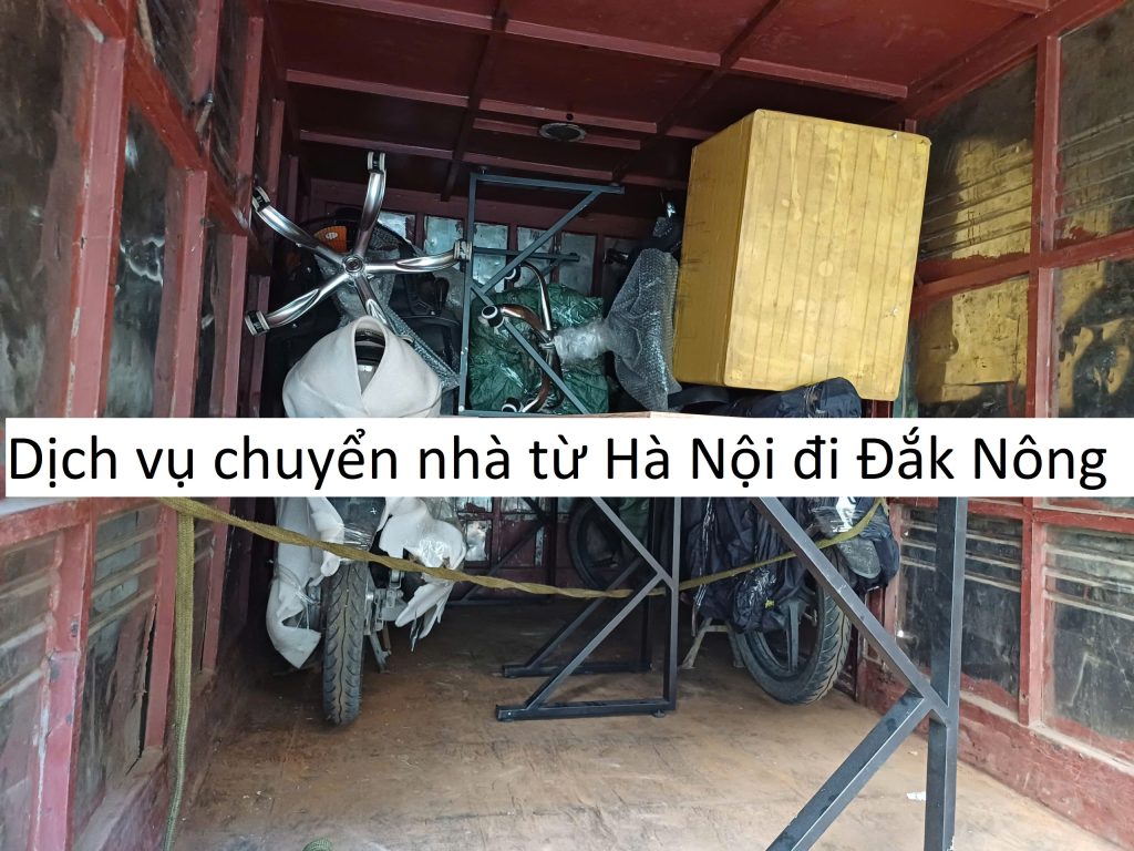 Dịch vụ chuyển nhà từ Hà Nội đi Đắk Nông