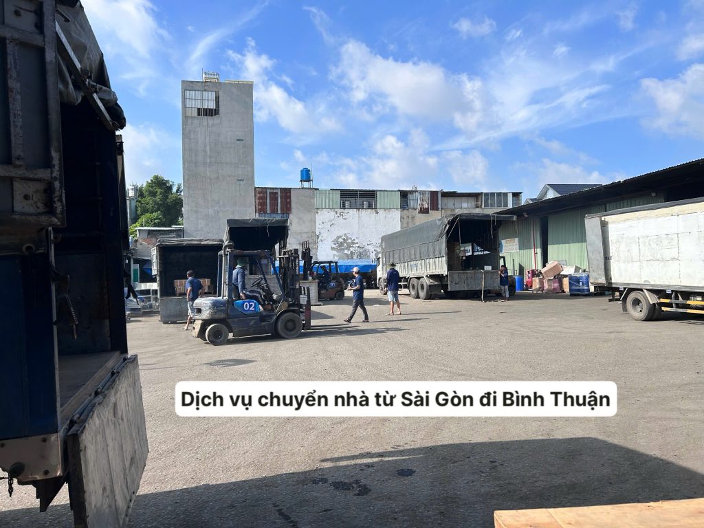 Dịch vụ chuyển nhà từ Sài Gòn đi Bình Thuận