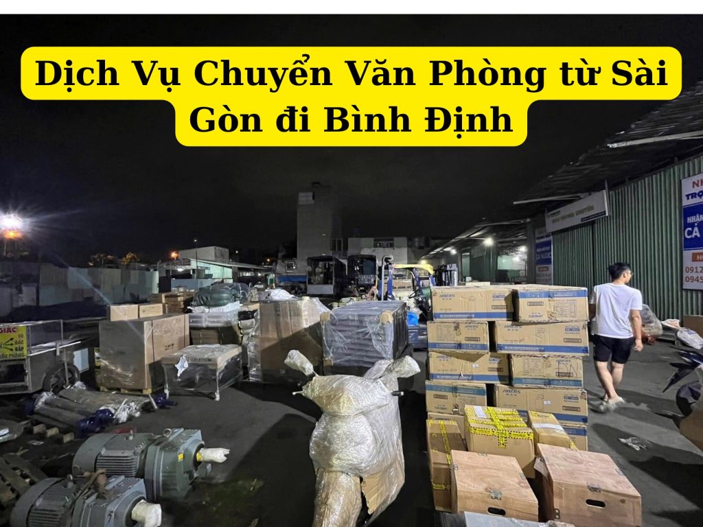 Dịch vụ chuyển nhà từ sài gòn đi bình định