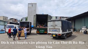Dịch vụ chuyển văn phòng từ Cần Thơ đi Bà Rịa – Vũng Tàu