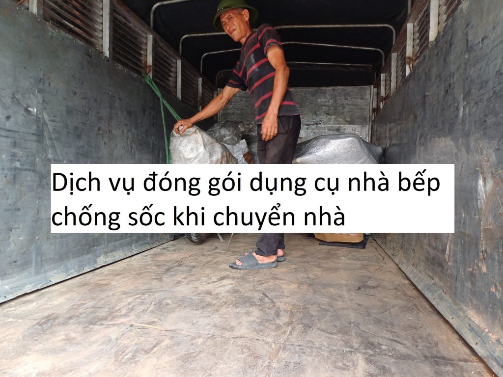 Dịch vụ đóng gói dụng cụ nhà bếp chống sốc khi chuyển nhà