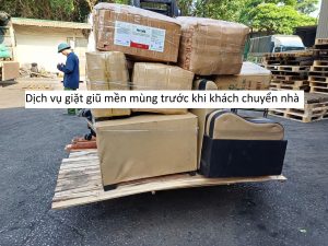 Dịch vụ giặt giũ mền mùng trước khi khách chuyển nhà