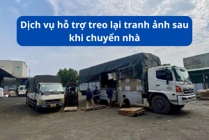 Dịch vụ hỗ trợ treo lại tranh ảnh sau khi chuyển nhà