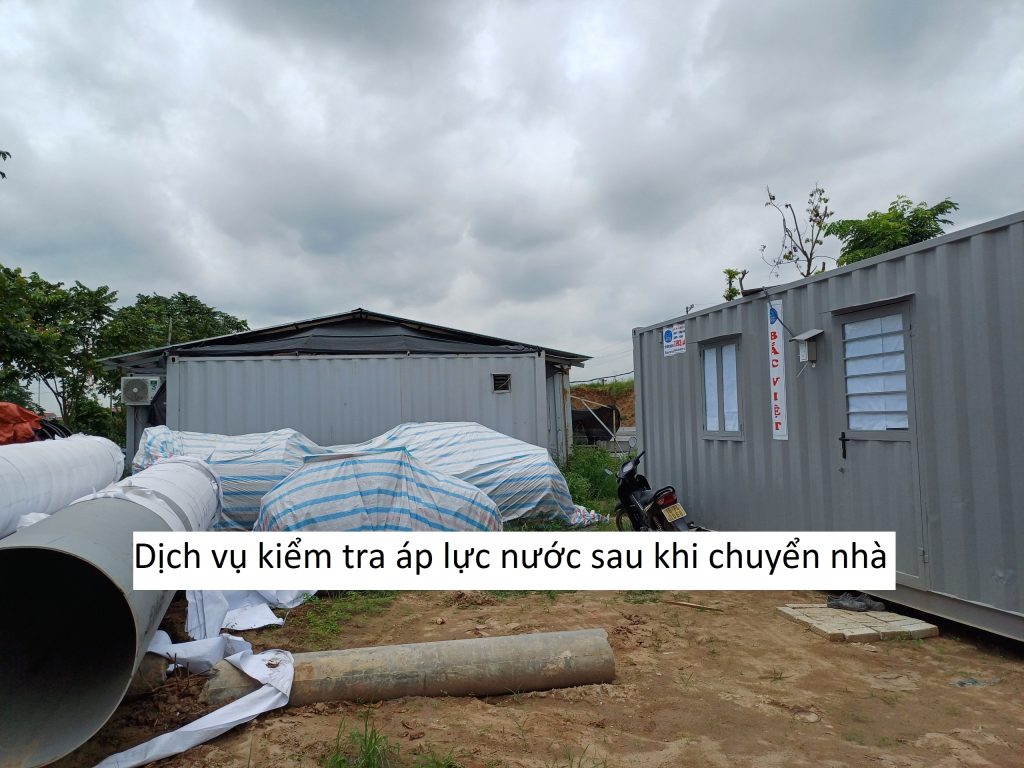 Dịch vụ kiểm tra áp lực nước sau khi chuyển nhà