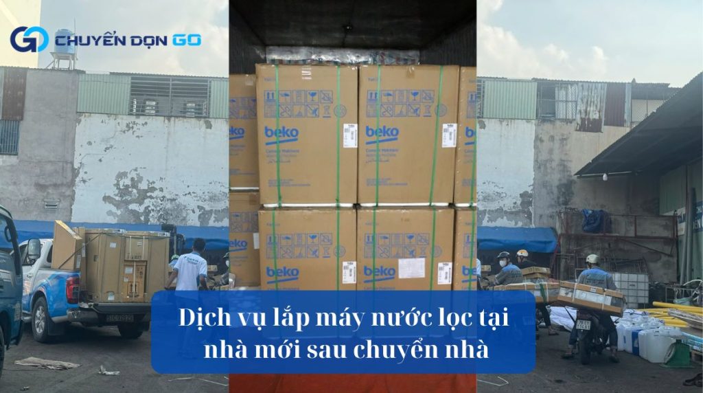 Dịch vụ lắp máy nước lọc tại nhà mới sau chuyển nhà
