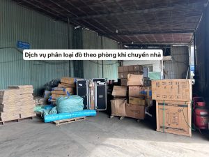 Dịch vụ phân loại đồ theo phòng khi chuyển nhà