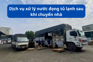 Dịch vụ xử lý nước đọng tủ lạnh sau khi chuyển nhà
