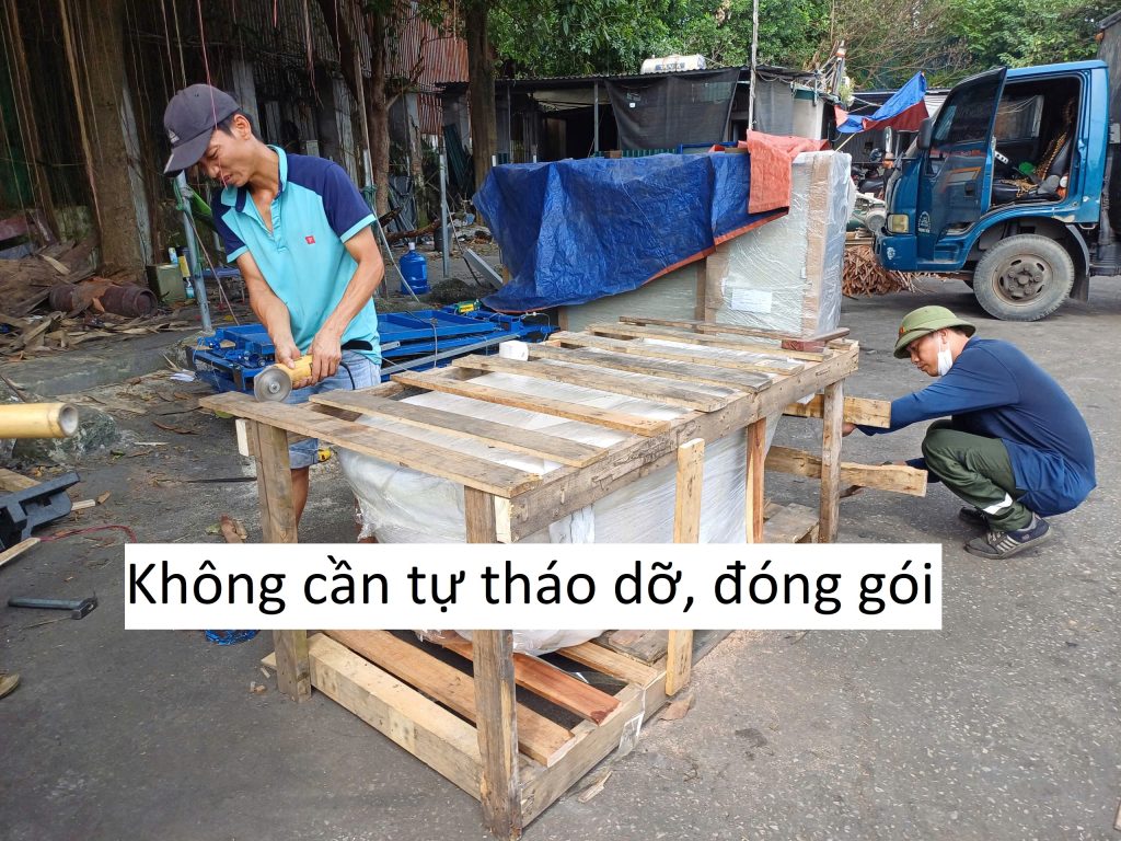 Không cần tự tháo dỡ, đóng gói