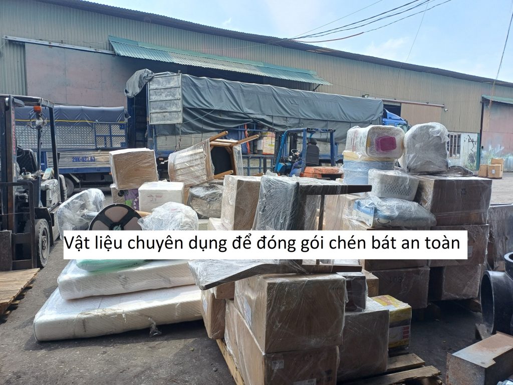 Vật liệu chuyên dụng để đóng gói chén bát an toàn