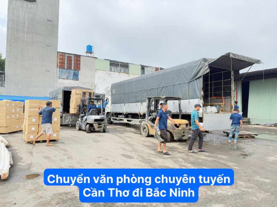 chuyển văn phòng chuyên tuyến Cần Thơ đi Bắc Ninh 