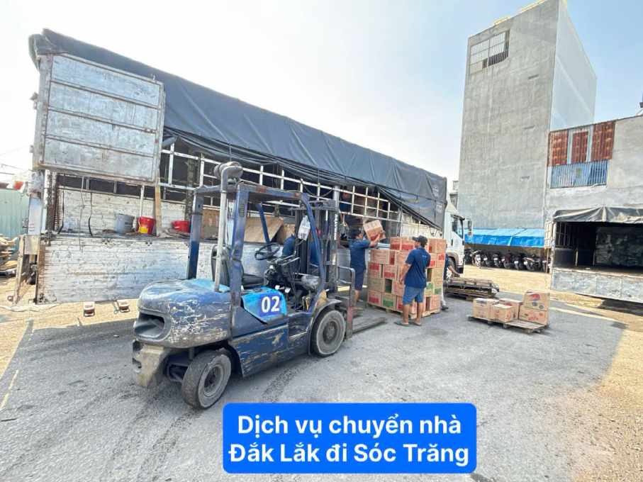 Dịch vụ chuyển nhà Đắk Lắk đi Sóc Trăng 
