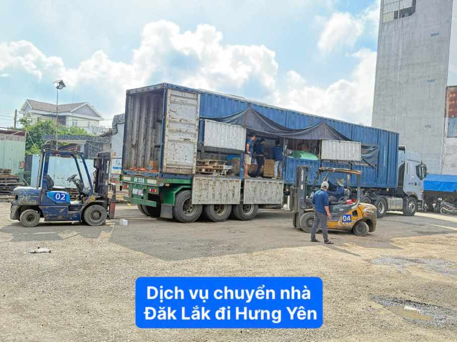 Dịch vụ chuyển nhà Đak Lăk đi Hưng Yên 