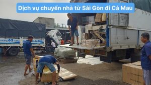 Dịch vụ chuyển nhà từ Sài Gòn đi Cà Mau