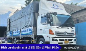 Dịch vụ chuyển nhà từ Sài Gòn đi Vĩnh Phúc