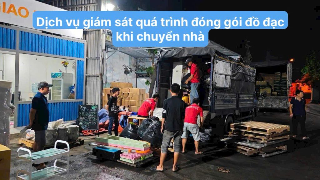 Dịch vụ giám sát quá trình đóng gói đồ đạc khi chuyển nhà