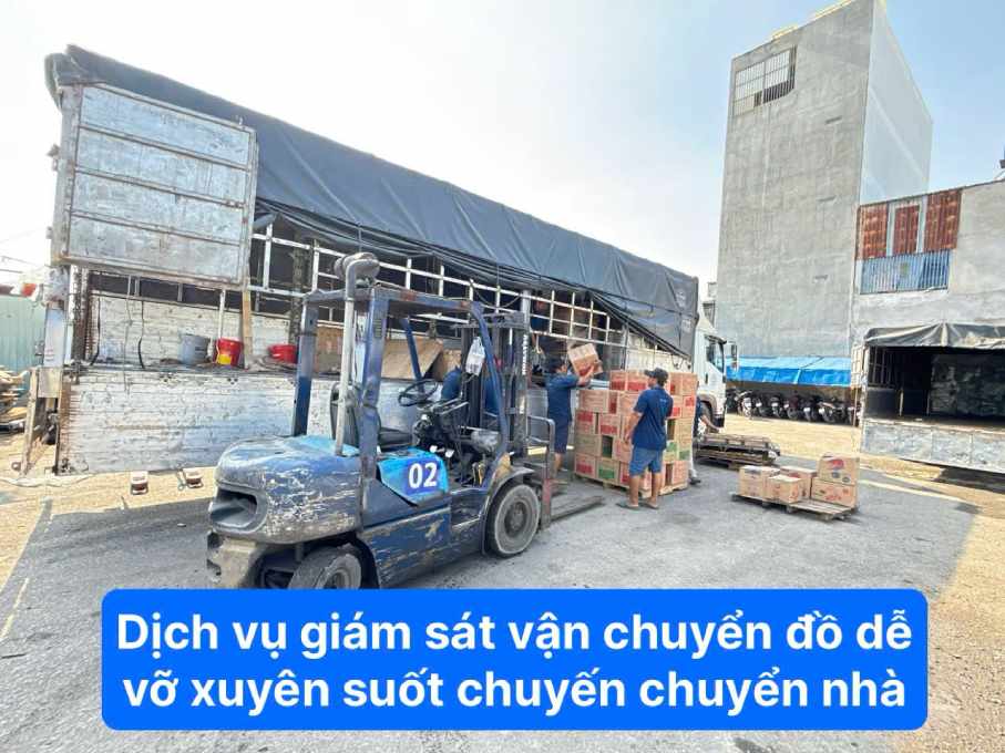 Dịch vụ giám sát vận chuyển đồ dễ vỡ xuyên suốt chuyến 