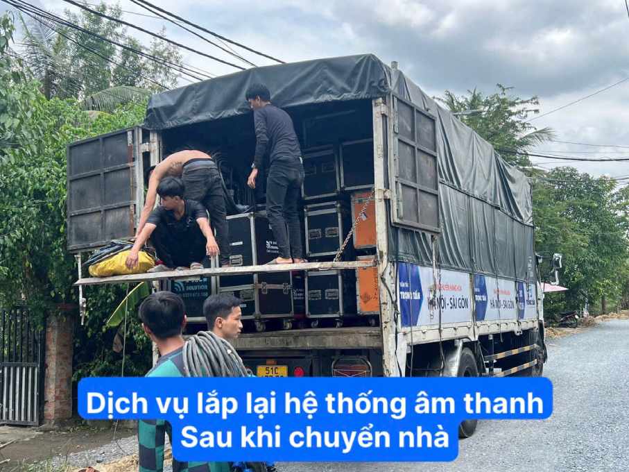 DỊch vụ lắp lại hệ thông âm thanh sau khi chuyển nhà 