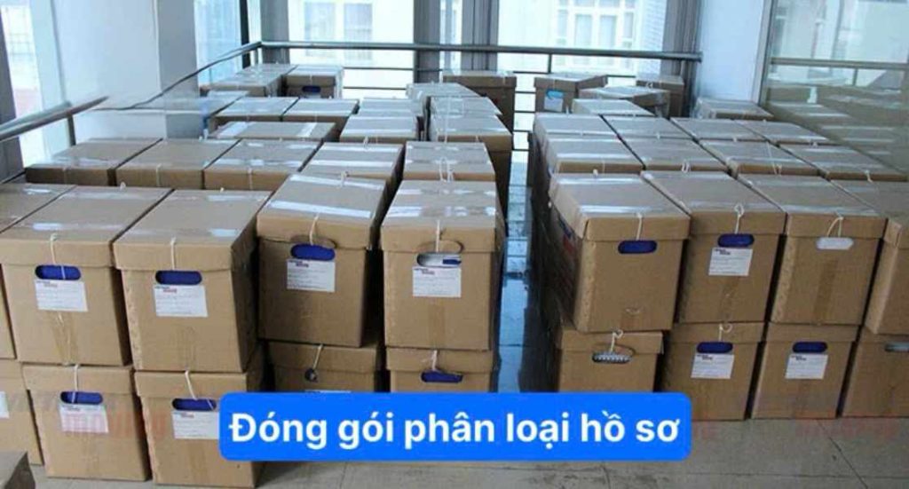 Đóng gói phân loại hồ sơ
