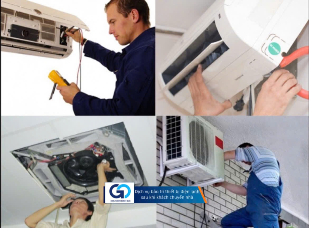 Dịch vụ bảo trì thiết bị điện lạnh sau khi khách chuyển nhà