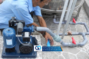 Dịch vụ lắp máy bơm nước mới tại nơi ở sau khi chuyển nhà