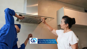 Dịch vụ lắp máy hút mùi tại bếp mới sau khi chuyển nhà