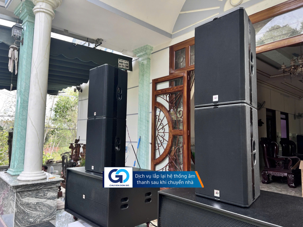 Dịch vụ lắp lại hệ thống âm thanh sau khi chuyển nhà
