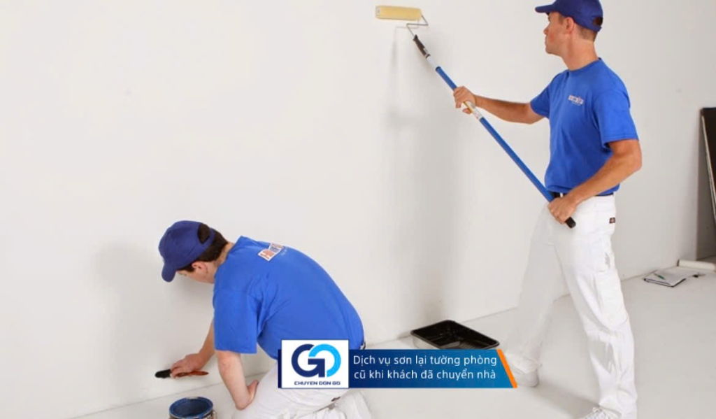 Dịch vụ sơn lại tường phòng cũ khi khách đã chuyển nhà