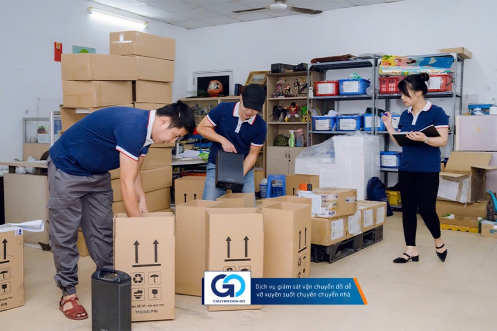 Dịch vụ giám sát vận chuyển đồ dễ vỡ xuyên suốt chuyến chuyển nhà