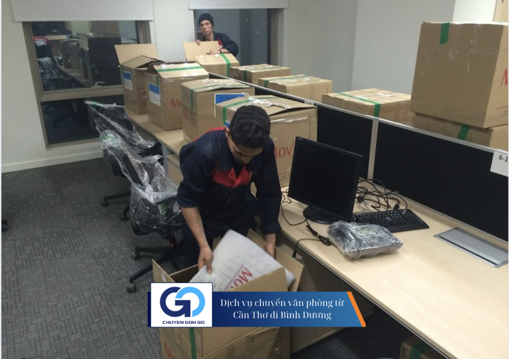 Dịch vụ chuyển văn phòng từ Cần Thơ đi Bình Dương