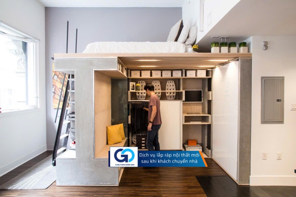 Dịch vụ lắp ráp nội thất mới sau khi khách chuyển nhà