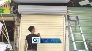 Dịch vụ tháo gỡ cửa cuốn khi khách chuyển nhà